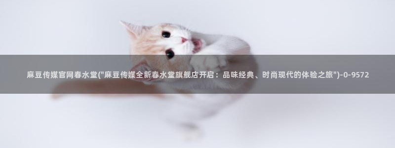 麻豆 完整版整理：麻豆传媒官网春水堂(\