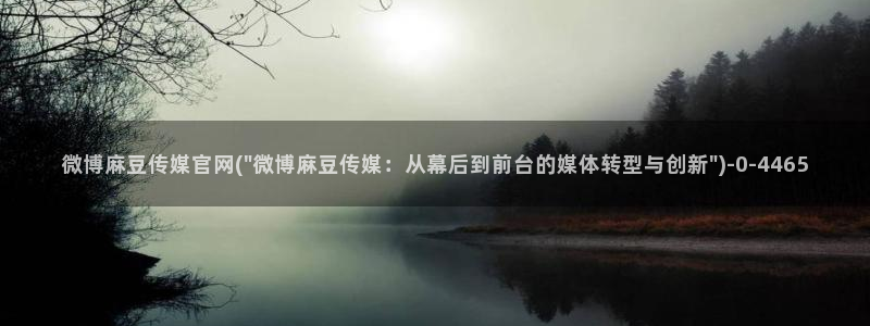 麻豆 精选页面：微博麻豆传媒官网(\